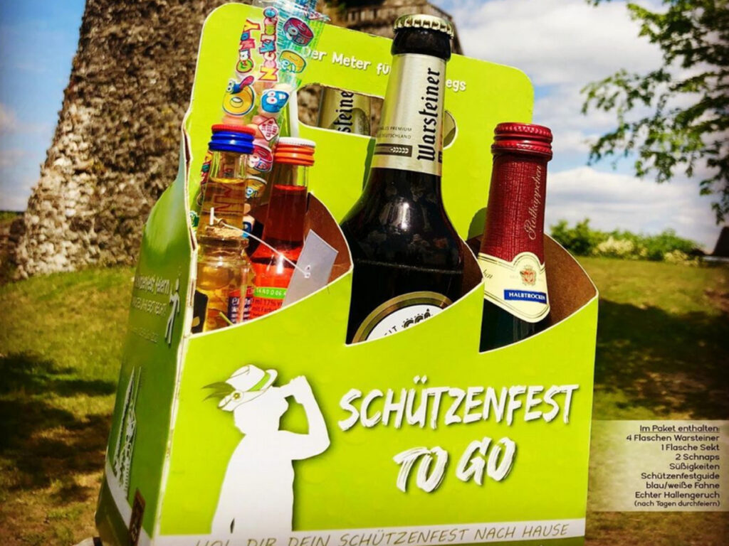 Box mit unterschiedlichen Getränken