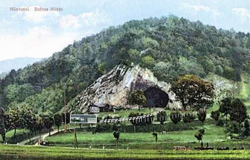 Skizze Besucherzentrum vor Balver Höhle