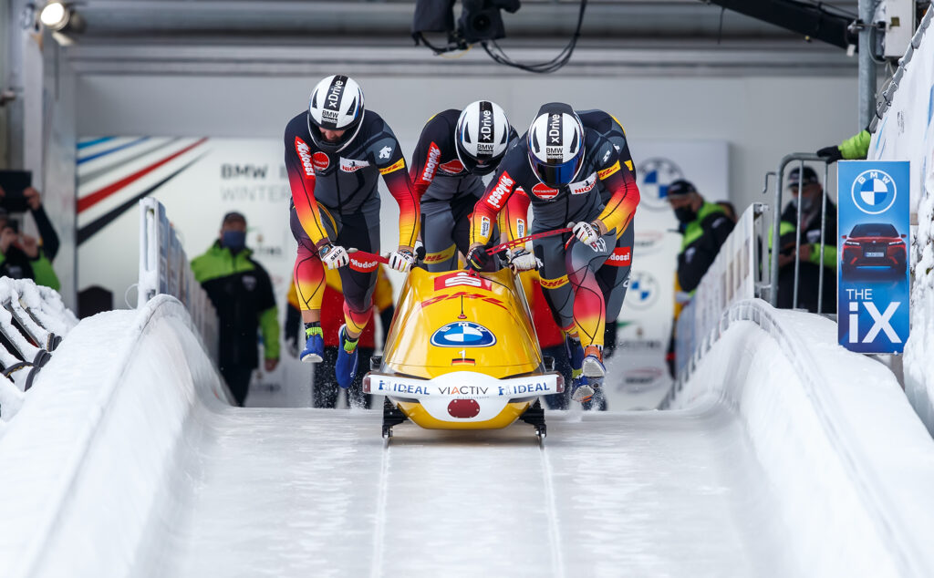 BMW IBSF Weltcup Bob Camp; Skeleton