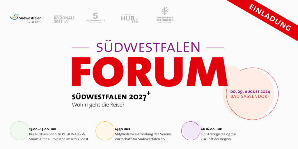 Einladungsgrafik Südwestfalen Forum